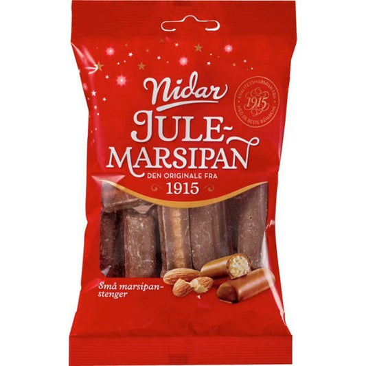 Nidar Marzipan sticks small 150 grams (Småstenger) Norwegian Foodstore