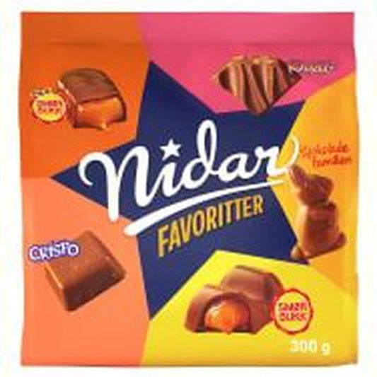 Nidar favourites Smørbukk mixed candy 300 gram (Favoritter Smørbukk) Norwegian Foodstore