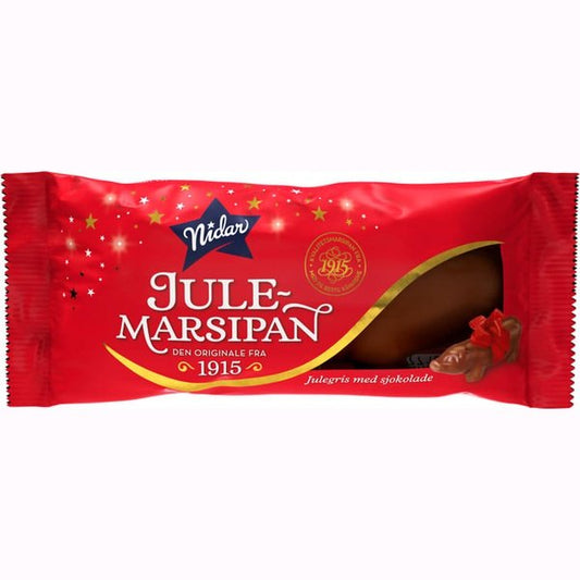 Nidar Marzipan pig chocolate 60 grams (Marsipangris sjokolade Julegris)