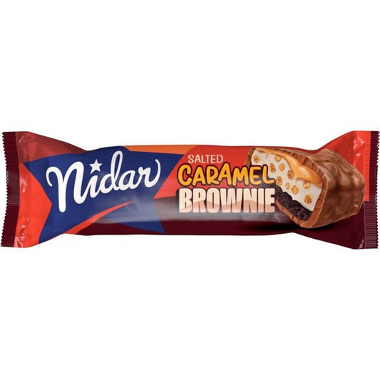 Salted caramel brownie bar 45 grams Norwegian Foodstore